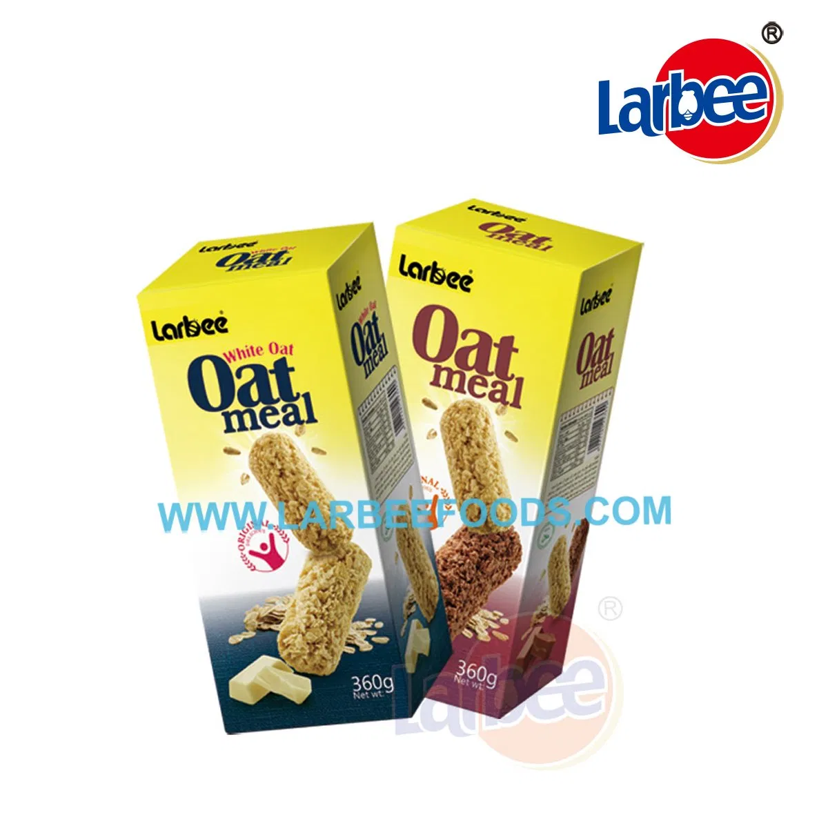 Barras de Chocolate Preimium 360g Aveia Choco em Caixa da Larbee Food
