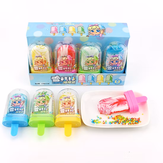 Lollipop with Mini Freeze-Dried Fruit Hard Candy