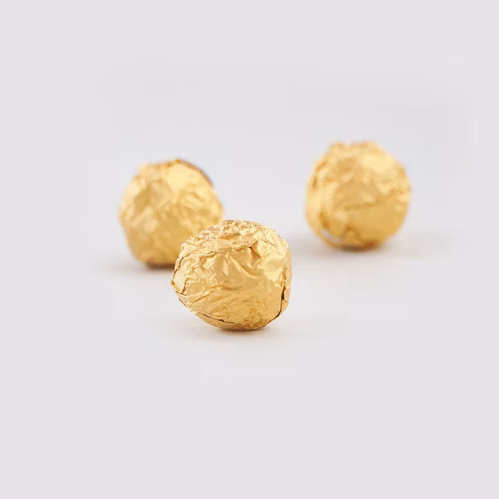 Wafer Ball Rose Chocolate com Arroz Crocante, Biscoito ou Amendoim