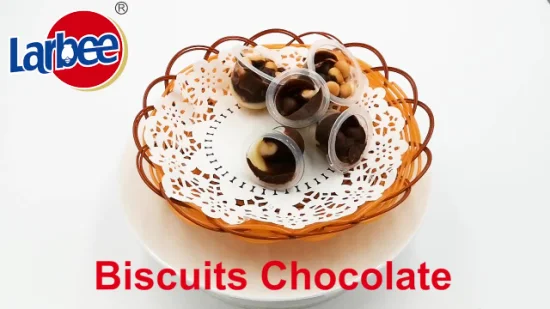 Halal Snacks 15g Biscoitos de Chocolate Cup Biscoitos Chocolate em Saco