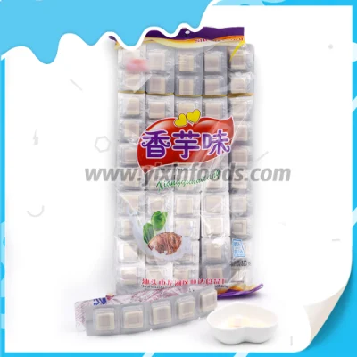 Venda por atacado de fábrica Halal Taro Sabor Leite Prensa Tablet Soft Chewy Candy